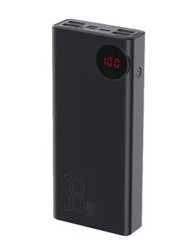 Внешний аккумулятор Baseus Mulight Quick Charge Power Bank 30000mAh (PPMY-01) Black