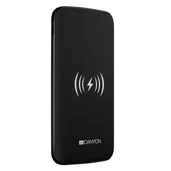 Внешний аккумулятор CANYON 8000mAh с беспрводной зарядкой black (OSCNSTPBW8B)