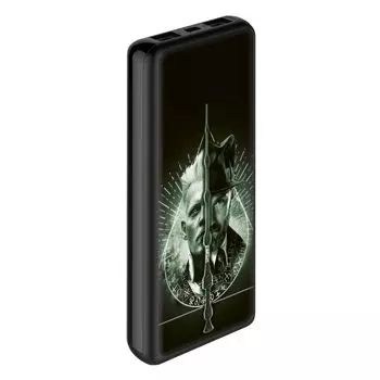 Внешний аккумулятор Deppa 10000 mAh 2 USB 1 MICRO 2.1A Li-pol черный Beasts_actor