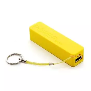 Внешний аккумулятор Power bank 1500mah жёлтый