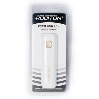 Внешний аккумулятор ROBITON 3350мАч (белый)