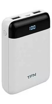 Внешний аккумулятор TFN 10000mAh Mini LCD white