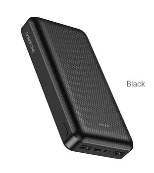 Внешний аккумуляторм Borofone Power Bank BJ3A Minimalist 20000mAh Black