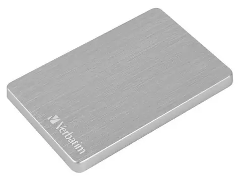 Внешний жесткий диск HDD Verbatim Store N GO ALU Slime 2Tb USB 3.2 Silver (053666)
