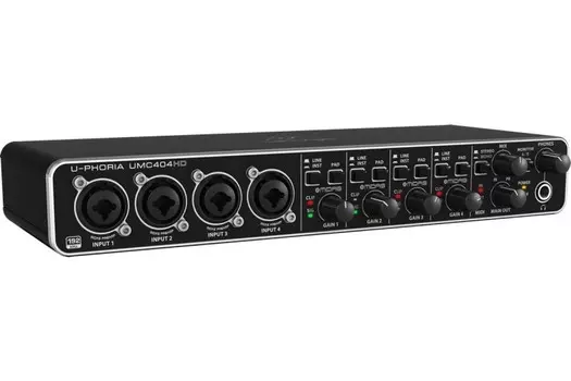 Внешняя звуковая карта Behringer U-PHORIA UMC404HD