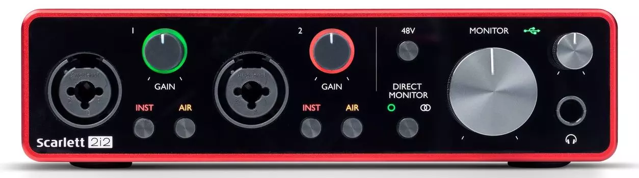 Внешняя звуковая карта Focusrite Scarlett 2i2 3rd Gen