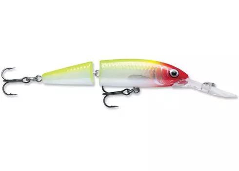 Воблер Rapala Jointed Deep Husky Jerk суспендер 1,2 - 2,4м 8см 5гр (JDHJ08-CLN)