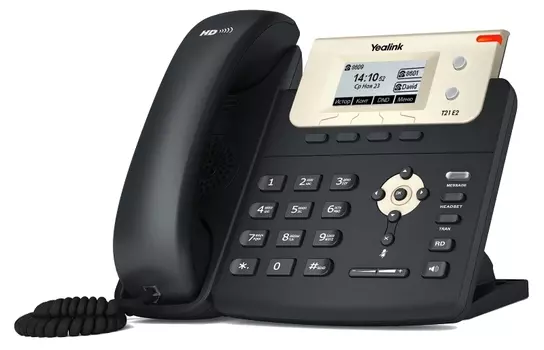 VoIP-телефон Yealink SIP-T21 E2 черный