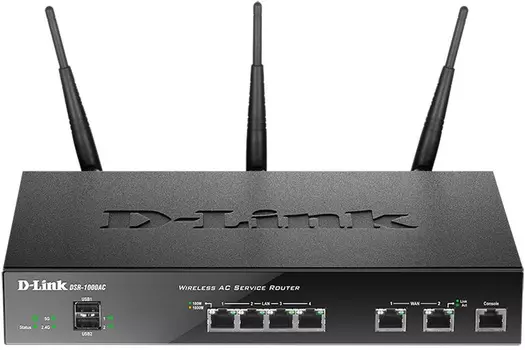 Wi-Fi роутер D-Link DSR-1000AC черный