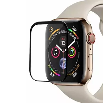 Защитное стекло Activ для Apple Watch 42mm Polymer Nano Matt Black (117518)