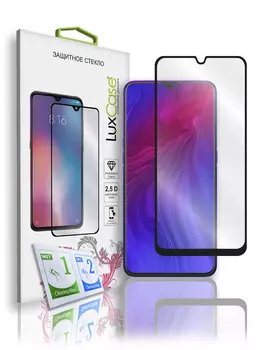 Защитное стекло LuxCase для Oppo Reno Z 2.5D Full Glue Black Frame 78187