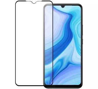 Защитное стекло PERO Full Glue для Vivo V20, черное