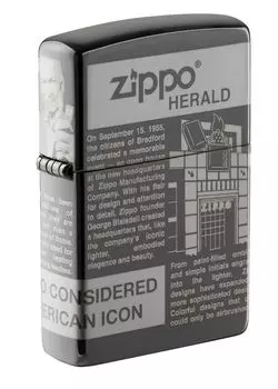 Зажигалка Zippo Classic с покрытием Black Ice (49049)