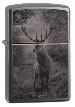 Зажигалка Zippo Classic с покрытием Black Ice (49059)