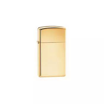 Зажигалка Zippo Slim High Polish Brass (1654B)