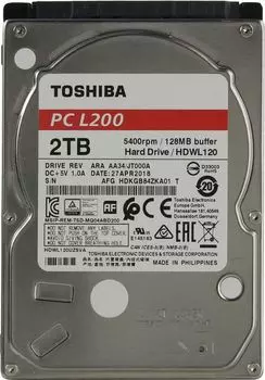 Жесткий диск HDD Toshiba SATA3 2Tb (HDWL120UZSVA)