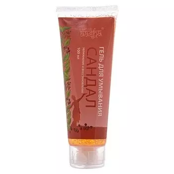 Aasha Herbals, Гель для умывания «Сандал», увлажнение и восстановление, 100 мл