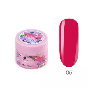 ADRICOCO, Цветной гель для наращивания Tropical Gel, жесткий, HEMA-Free №05, 15 мл