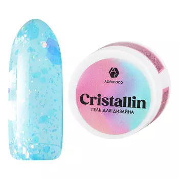 ADRICOCO, Гель для дизайна Cristallin №02