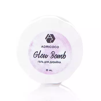 ADRICOCO, Гель Glow Bomb №1, «Золотой песок»