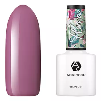 ADRICOCO, Гель-лак Flora №15, Цветущий лотос