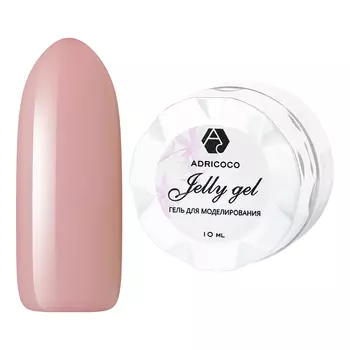 ADRICOCO, Гель-желе №23, естественный розовый, 10 мл