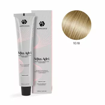 ADRICOCO, Крем-краска для волос Miss Adri 10.18