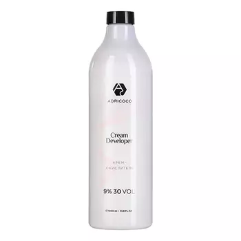 ADRICOCO, Крем-окислитель Cream Developer 30 Vol/9%, 1 л
