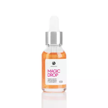 Adricoco, Сухое масло для кутикулы Magic Drop с шиммером - вишня, 15 мл