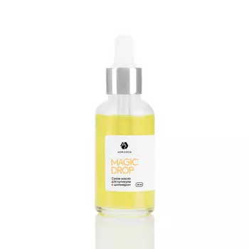 Adricoco, Сухое масло для кутикулы Magic Drop с шиммером - ананас, 30 мл