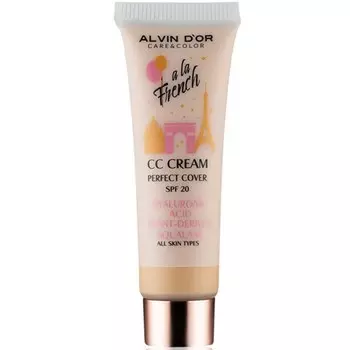 Alvin D'or, CC-крем A La French, SPF 20, тон 02, мини
