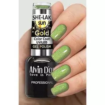 Alvin D'or, Гель-лак Sun Gold №6414