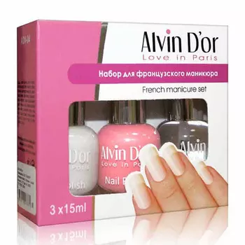Alvin D'or, Набор лаков Mix №5, Trembling Rose