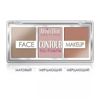 Alvin D'or, Палетка Face Contour Make Up, dark