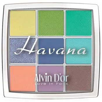 Alvin D'or, Тени для век Havana 9 в 1