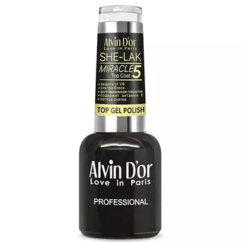 Alvin D'or, Топ для гель-лака Miracle, 8 мл