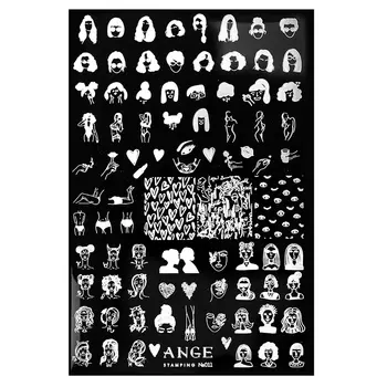 ANGE, Пластина для стемпинга №011 «Женский гимн»