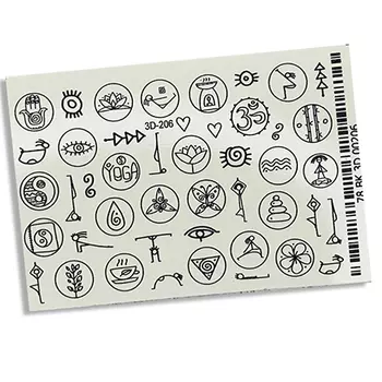 Anna Tkacheva, 3D-слайдер №206 «Рисунки. Знаки», черный