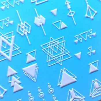 Anna Tkacheva, 3D-слайдер №48, белый «Геометрия. Фигуры»