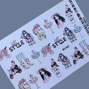 Anna Tkacheva, 3D-слайдер №542 «Девушки. Париж»