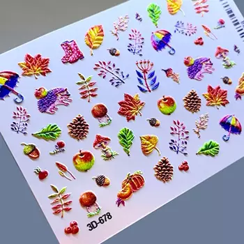 Anna Tkacheva, 3D-слайдер №678 «Осень. Листья»