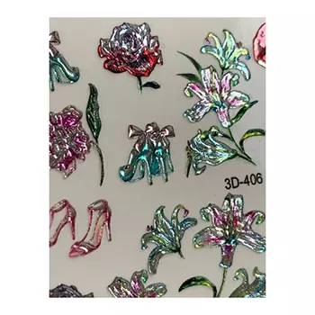 Anna Tkacheva, 3D-слайдер Crystal №406 «Цветы. Губы»