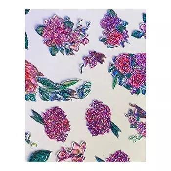 Anna Tkacheva, 3D-слайдер Crystal №656 «Цветы. Листья»