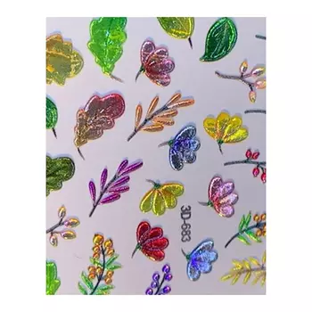 Anna Tkacheva, 3D-слайдер Crystal №683 «Осень. Листья»