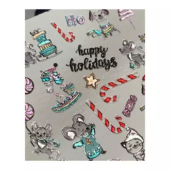 Anna Tkacheva, 3D-слайдер Crystal №781 «Новый год. Животные»