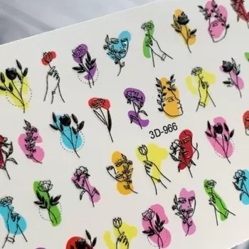 Anna Tkacheva, 3D-слайдер Crystal №966 «Цветы. Девушки»