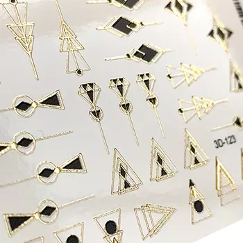 Anna Tkacheva, 3D-слайдер Gold Crystal №123 «Геометрия. Фигуры»