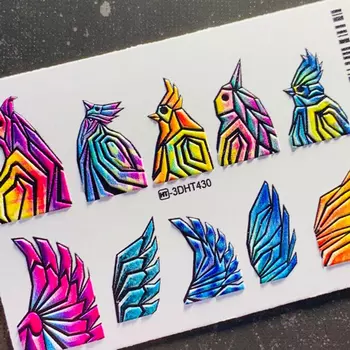 Anna Tkacheva, 3D-слайдер HT №430 «Птицы. Перья»