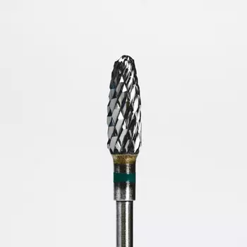 AWIX Professional, Фреза твердосплавная для левшей "Кукуруза" D=4 мм, зеленая