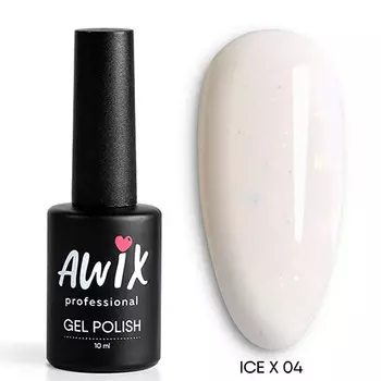 AWIX Professional, Гель-лак Ice X №004